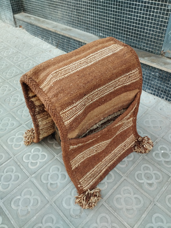 alforja lana algodon tejido 3u